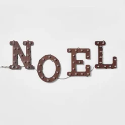 Hanging Lit Wood 'NOEL' Sign Brushed Bronze With Warm White Lights - Wondershop™ 5 Hanging Lit Wood 'NOEL' Sign Brushed Bronze With Warm White Lights - Wondershop™ -Wonder Shop USA GUEST e31f2a02 6f42 47a5 bb42 0af4fc3d3c63