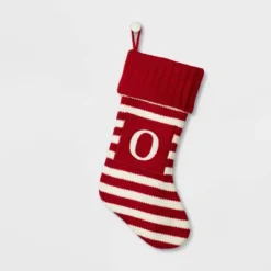 Knit Striped Monogram Christmas Stocking - Wondershop™ -Wonder Shop USA GUEST e361d139 19fb 4371 8b72 7af7339d1bc7