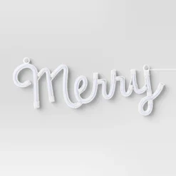 LED Battery Operated Christmas Neon Merry Hangable Sign Red - Wondershop™ -Wonder Shop USA GUEST e3a0e4bc ae1d 4a42 915f 185de833fc8c