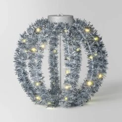 LED Christmas Hanging Tinsel Sphere With Warm White Lights - Wondershop™ -Wonder Shop USA GUEST e45860c3 db09 4cf3 94f8 3b4ffdc2abd0