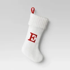 Knit Monogram Christmas Stocking White - Wondershop™ -Wonder Shop USA GUEST e67d3fea 9476 4163 96cf cf92983dc465