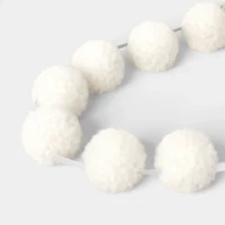 72" Christmas All White Poms Garland Ivory - Wondershop™ -Wonder Shop USA GUEST e6c95e4e 7e03 4c4a 8a4f d937f8e089fe