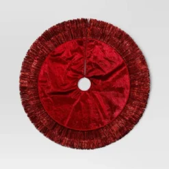 48" Christmas Tonal Tinsel Tree Skirt Red - Wondershop™ -Wonder Shop USA GUEST e6e1bfba f8bd 44be b2d2 8fd993ef2cb1