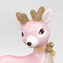 Christmas Ceramic Standing Pink Deer Decor - Wondershop™ -Wonder Shop USA GUEST ea35655e 7974 4b6f 94b8 5316bacb6cf9