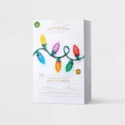 25ct LED C9 Faceted Christmas String Lights With Green Wire - Wondershop™ -Wonder Shop USA GUEST ec90a092 b08a 4c86 b818 00f59351f57a