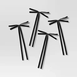 4ct Faux Velvet Fabric Christmas Decorative Bow - Wondershop™ -Wonder Shop USA GUEST ecb524ab e784 45c9 ba4a c1ede19fcc9b