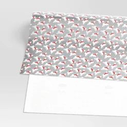 30” 25 Sq Ft Christmas Roll Wrap Red White Polar Bears On Silver - Wondershop™ -Wonder Shop USA GUEST ecfeb48c b313 4353 ad61 b79521539cbd