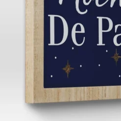 'Noche De Paz' With Metal Star And Bells Christmas Wood Wall Décor - Wondershop™: Vertical Hang -Wonder Shop USA GUEST f67b9620 98bf 49de 8a81 7a952ec68bbd