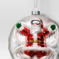 Christmas Glass Santa In Snow Ornament - Wondershop™ -Wonder Shop USA GUEST fa71fab8 bde1 40c3 b3d6 e65aede2ce5a