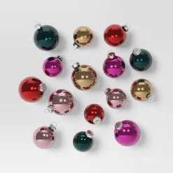 42pc Round Glass Christmas Tree Ornament Set - Wondershop™ 24 42pc Round Glass Christmas Tree Ornament Set - Wondershop™ -Wonder Shop USA GUEST ff871045 f937 4db3 bb65 07bf1aab607f