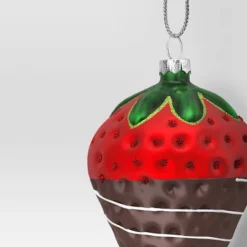 Christmas Glass Chocolate Dipped Strawberry Ornament - Wondershop™ 5 Christmas Glass Chocolate Dipped Strawberry Ornament - Wondershop™ -Wonder Shop USA GUEST ff896310 46d2 41d1 88a3 357cdb6af2de